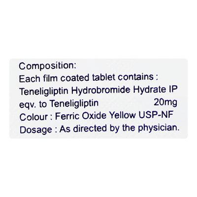 TENECIP 20 Tablet 10's - Diabetes-Ant