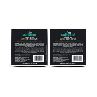 mCaffeine Exfoliating Coffee Body Scrub for Tan Removal & Soft Smooth Skin 100% Natural & Vegan 2's - Scrubs & Exfoliants