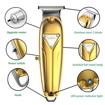 VGR V 056 Trimmer 180 min Runtime 4 Length Settings (Gold) 1's - Trimmers