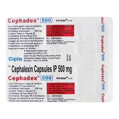 Cephadex 500mg Capsule 10'S - Bacterial Infections-Cep