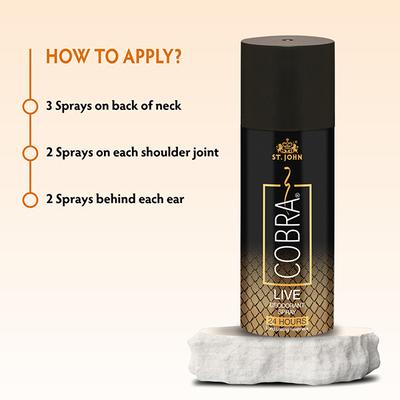 St. John Cobra Live Limited Edition Deodorant Spray 150 ml + Sports Limited Edition Deodorant Spray 150 ml - Perfumes (Edt/Edp)