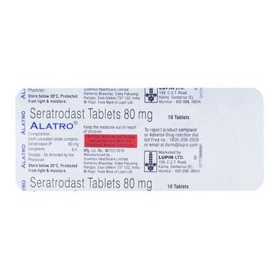 Alatro 80mg Tablet 10'S - Asthma/COPD-Ast