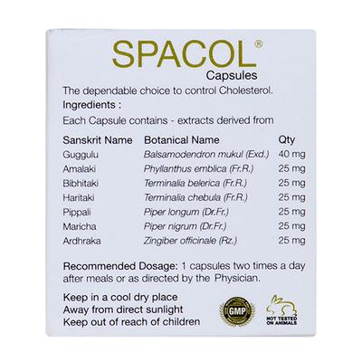 Kairali Spacol Capsules 60's - Speciality Medicines