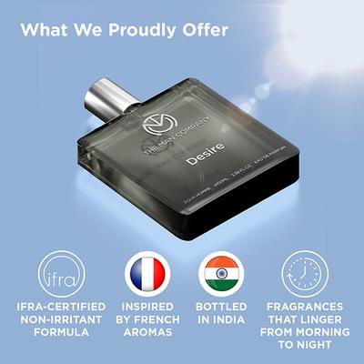 The Man Company Desire Perfume For Men - Premium Long-Lasting Eau De Parfum 100 ml - Men Perfumes (Edt/Edp)