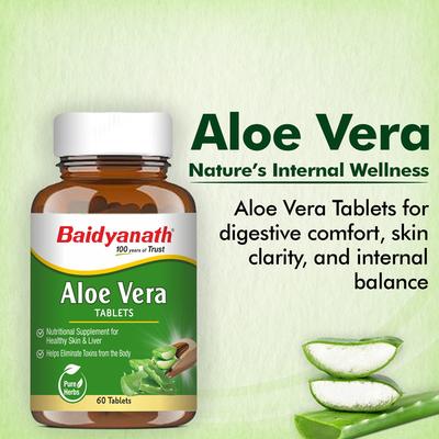 Baidyanath Aloe Vera Tablet 60's - Speciality Medicines