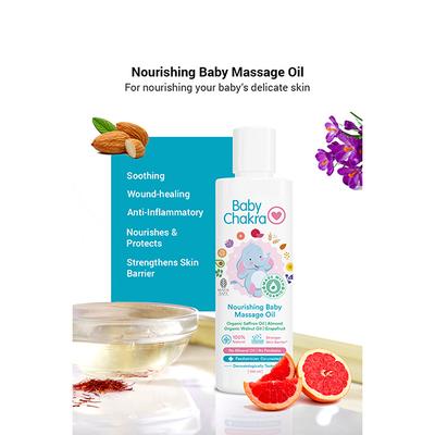 BabyChakra Nourishing Baby Massage Oil 100 ml - Lotions & Creams
