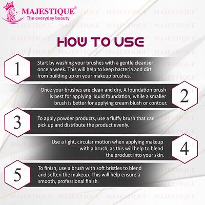 Majestique Makeup Foundation Brush Super Soft 1's - Blush Brush