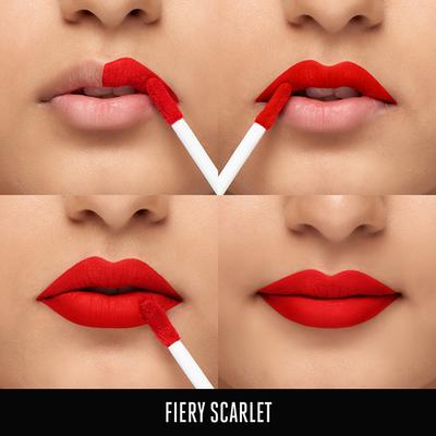 Lakme 9to5 Primer + Matte Liquid Lip Color MR1 Fiery Scarlet 4.2 ml - Primer