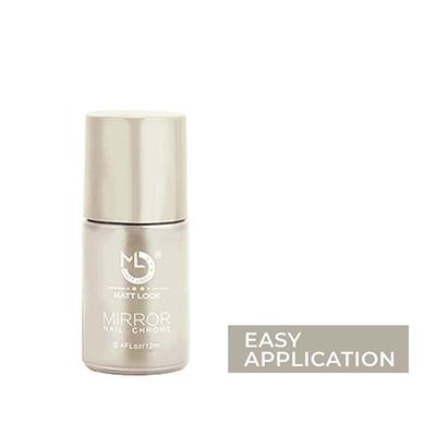 Matt Look NP-05 Mirror Nail Chrome, Dull - Silver - B- NP-05, 12ml - Nail Polish