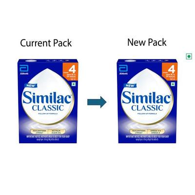Similac Classic Follow-Up Formula Stage 4 Powder (18 to 24 months) Refill Pack 400 g - Baby And Infant Supplements