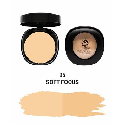 Matt Look Studio Fix Powder Plus Foundation 05 Soft Focus 24gm - Compact Powder