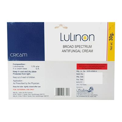 LULINON Cream 30gm - Fungal Infections-Taa