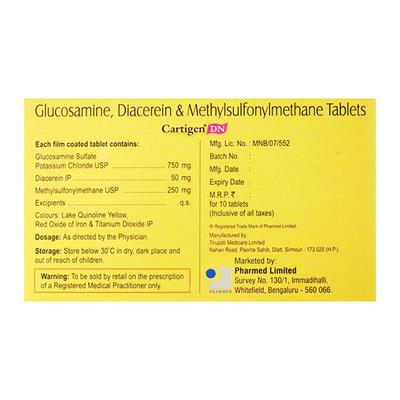 Cartigen DN Tablet 10'S - Arthritis-Oth