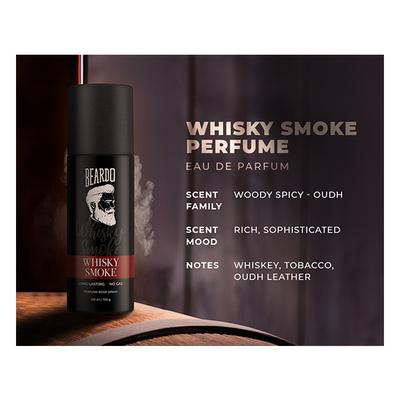 Beardo Perfume Body Spray - Whisky Smoke (Pack of 2 x 120 ml) - Men Perfumes (Edt/Edp)