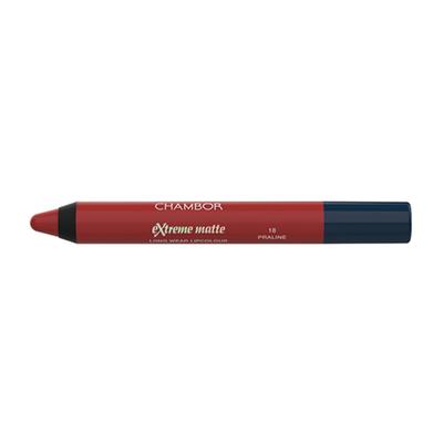 Chambor Extreme Matte Long Wear Lip Colour Make up Les Meringues Collection - Praline, 18 2.8 gm - Lip Crayons