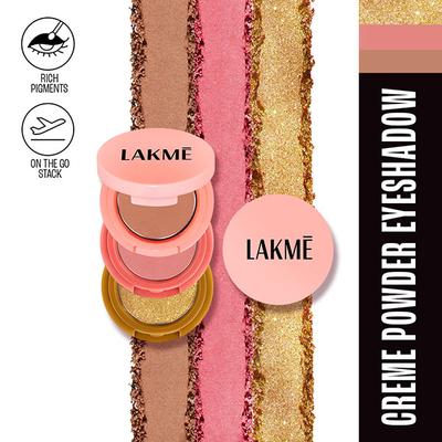 Lakme 9To5 Eyeconic Shadow Stack Goldn Hour Godess 7 gm - Eyeshadow, Bases & Primers