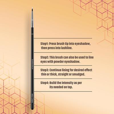 Miss Claire M25 - Eyeliner Brush (Chrome) 1's - Eye Brush