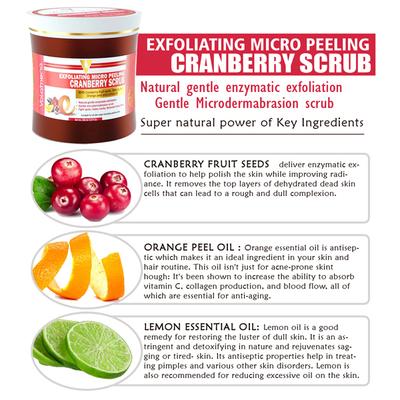 Volamena Exfoliating Micropeeling Scrub - Cranberry 250 ml - Scrubs & Exfoliants