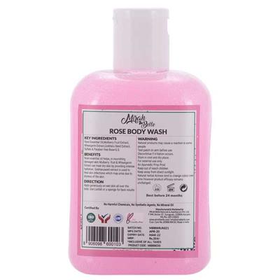 Mirah Belle Rose Mulberry Dry Skin Body Wash 250 ml - Shower Gels & Body Wash