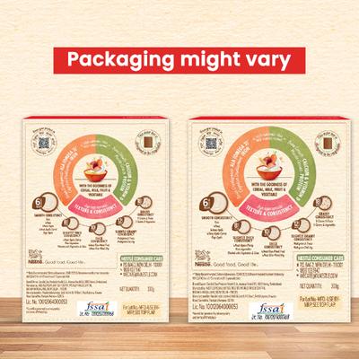Nestle Cerelac Baby Food Cereal No Refined Sugar No Preservatives - Wheat Apple Carrot (For 6 to 24 Months Baby) 330 g - Baby And Infant Supplements