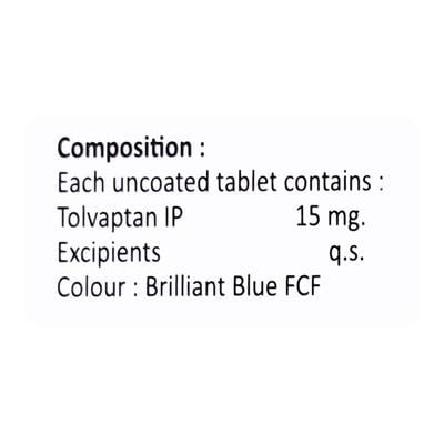 TOLVARISE 15 Tablet 4's - Hyponatremia