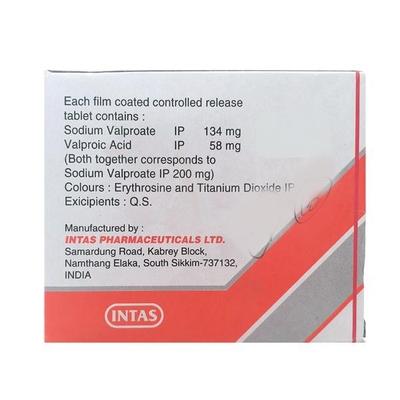 Valprol CR 200mg Tablet 15'S - Epilepsy/Convulsion-Ant
