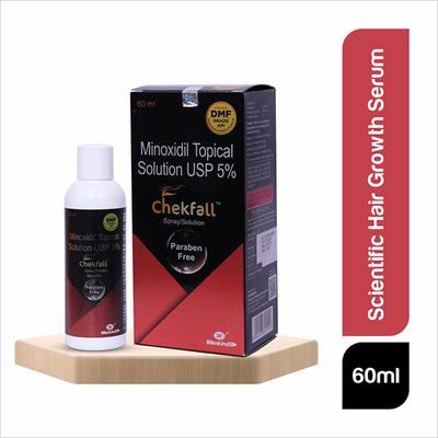 Chekfall 5% Solution 60ml - Hair Loss-Oth