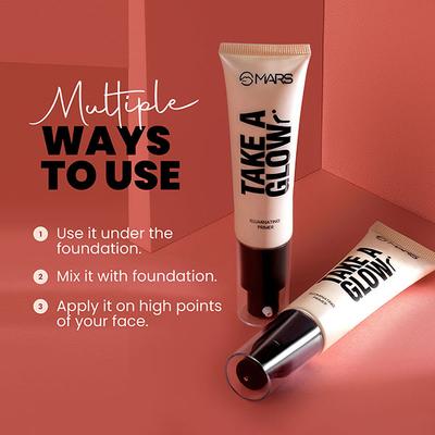 MARS Take a Glow Illuminating Primer - 02 Light Bean 30 ml - Primer