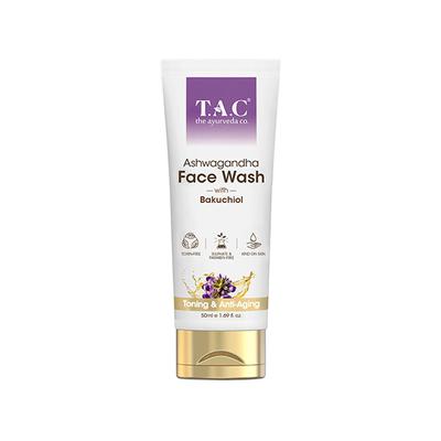 Tac - The Ayurveda Co Ashwagandha Face Wash with Bakuchiol 50 ml - Face Wash & Cleansers
