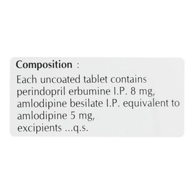 Coversyl AM 8/5mg Tablet 10'S - Hypertension-ACE