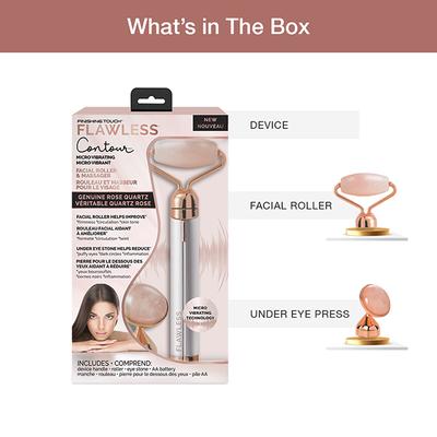 Flawless Finishing Touch Contour Facial Roller & Massager - Hair Removal Accessories