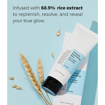 COSRX Ultimate Nourishing Rice Overnight Spa Mask 60 ml - Masks & Peels