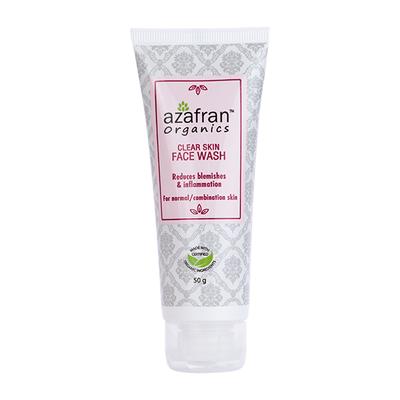 Azafran Organics Clear Skin Face Wash 50 gm - Face Washes