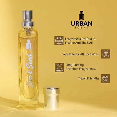 Lyla Blanc Urban Scent Sun and Sand Long Lasting Perfume for Women 15 ml - Women Perfumes (Edt/Edp)