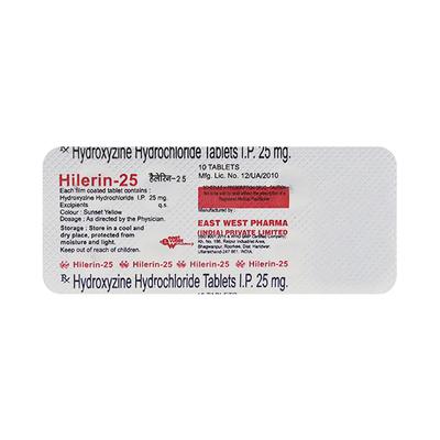 Hilerin 25mg Tablet 10'S - Anxiety-Anx