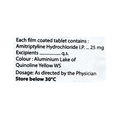 Tryptomer 25mg Tablet 30'S - Depression-Ant