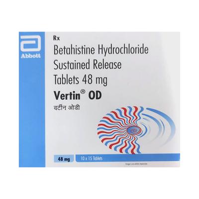 VERTIN OD 48mg Tablet 15's - Vertigo-Ant