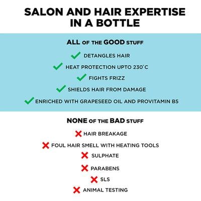 BBlunt Hot Shot Heat Protection Hair Mist with Grapeseed Oil and Provitamin B5 For All Hair Types 150ml - Hair Sprays & Mists