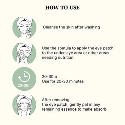 Mixsoon Bean Hydrogel Eye Patch Soothing & Firming Korean Eye Care Treatment 60's - Eye Masks