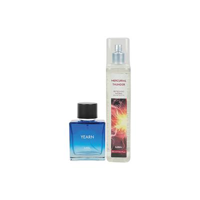 Ajmal Yearn EDP & Mercurial Thunder Edt Pack of 2 350 ml - Perfumes (Edt/Edp)