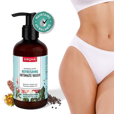 Sirona No Chemical Actives Refreshing Intimate Wash with Tasmanian Pepper Fruit 200ml - Intimate Care