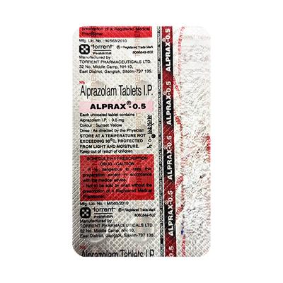 Alprax 0.5mg Tablet 15'S - Anxiety-Anx