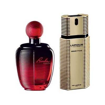 Ted Lapidus Rumba Passion 100ml + Homme Gold Extreme 100ml Eau De Toilette 2's - Perfumes (Edt/Edp)