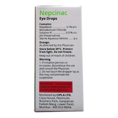 NEPCINAC Eye Drops 5ml - Eye conditions-Oph