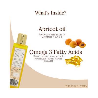 The Pure Story Apricot Oil Pure Natural Cold Pressed 100ml - Face Oils