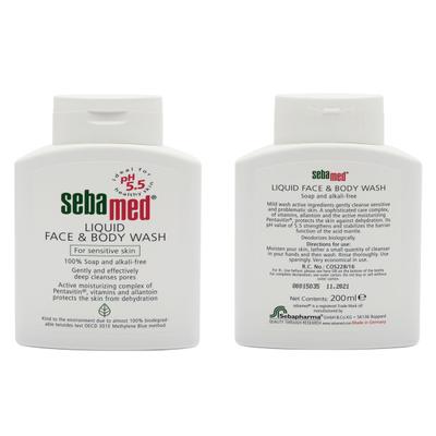 SEBAMED FACE & BODY WASH Liquid 200ml - Shower Gels & Body Wash