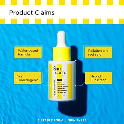 Sunscoop Fluid Sunscreen Spf 60 Pa 30 ml - Face Sunscreen