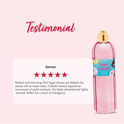 The Love Co. Pink Sugar Body Wash - Embrace Sweetness and Softness for a Delightful Shower Experience 250 ml - Shower Gels & Body Wash
