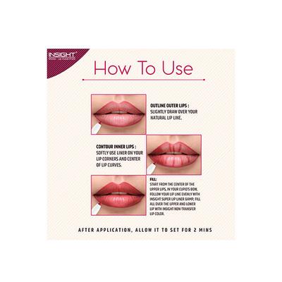 INSIGHT COSMETICS SUPER LIP LINER - LEADING LADY (08) 1's - Lip Liners