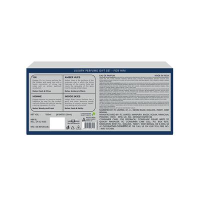 Engage Luxury Perfume Gift Pack for Men, Travel Sized Assorted Pack, 25ml each 4's - Men Perfumes (Edt/Edp)